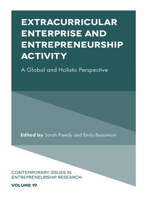 cover image of Extracurricular Enterprise and Entrepreneurship Activity